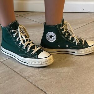 Green All Star Converse